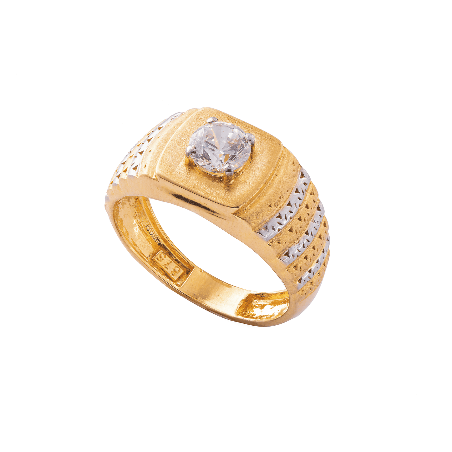 MEN GOLD RING-R13516