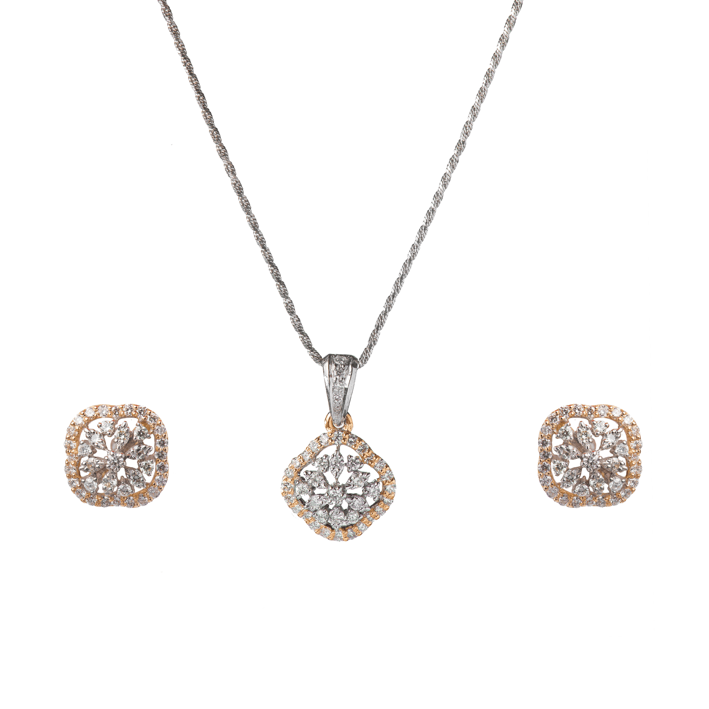 DIAMOND PENDANT SET
