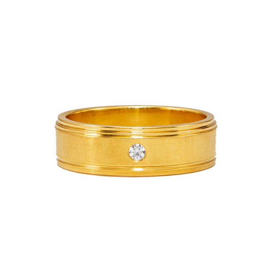 MEN GOLD RING-R05965