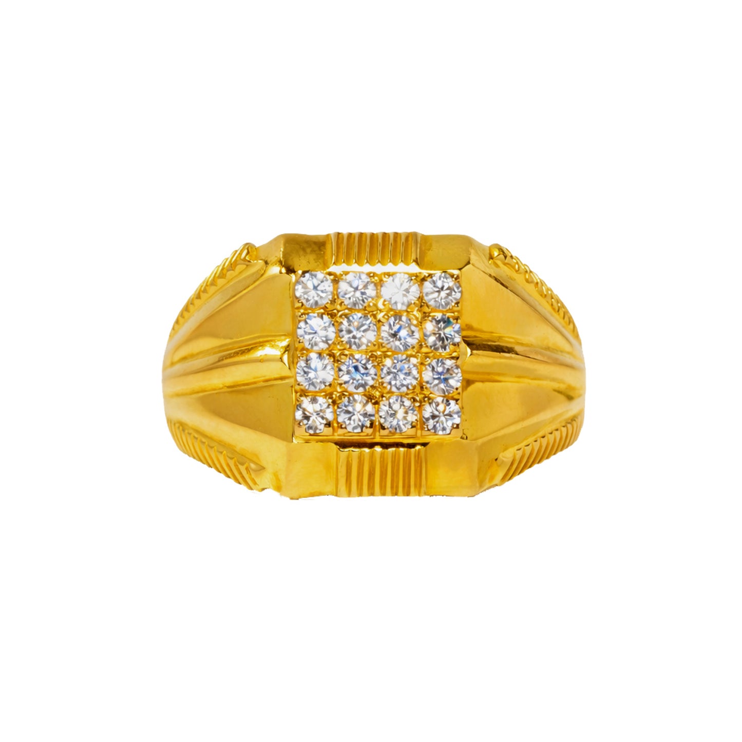 MEN GOLD RING-R12244