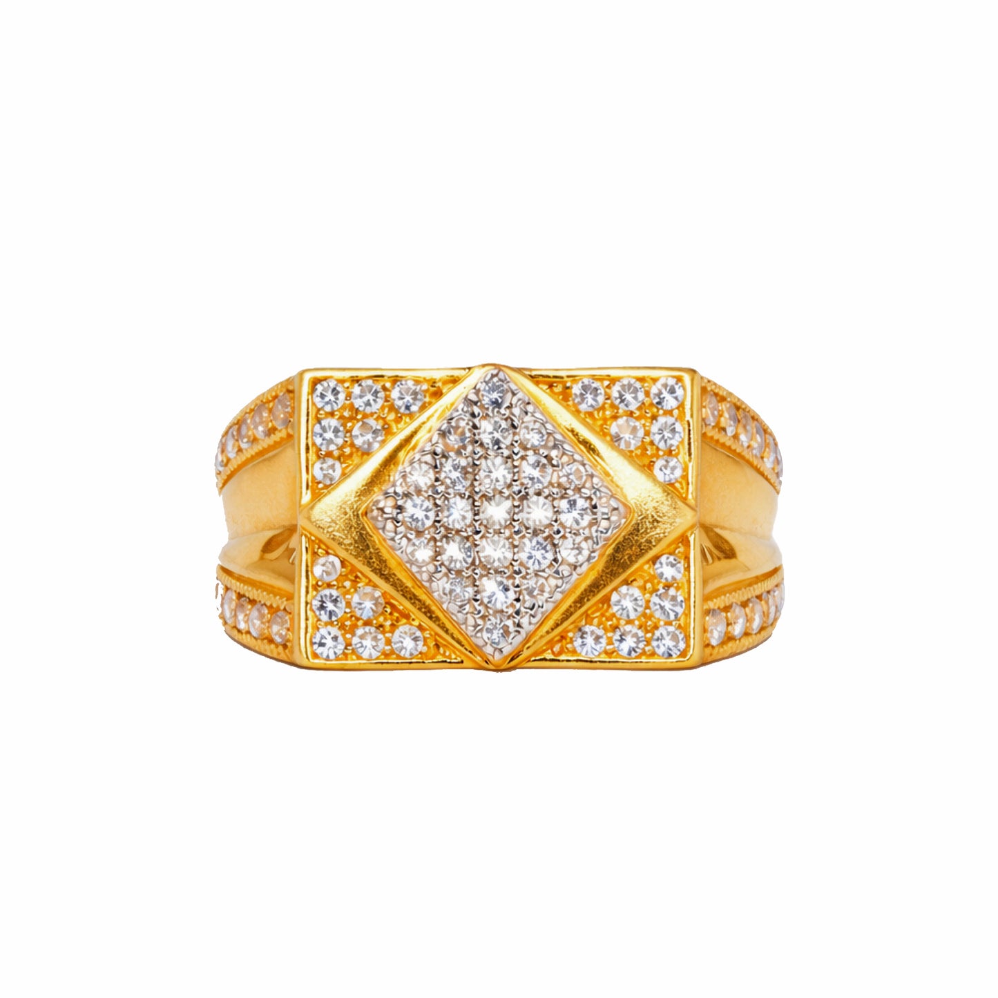 MEN GOLD RING-R13135