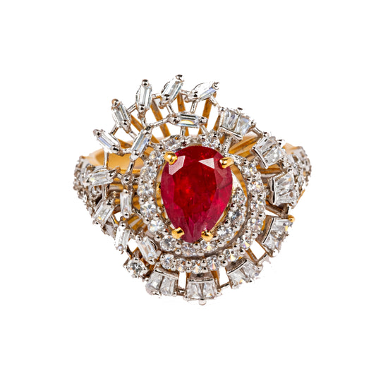 GOLD RING-R09926