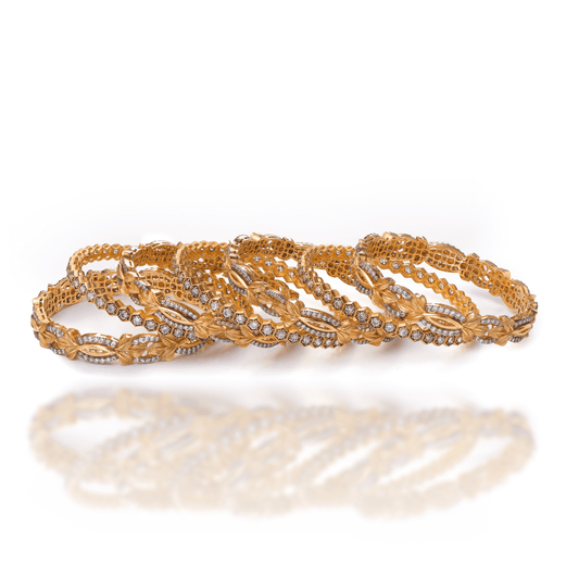GOLD BANGLES-K12387