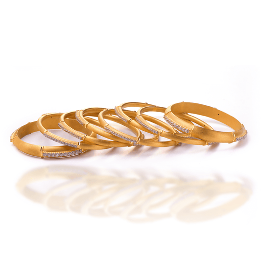 GOLD BANGLES-K13082