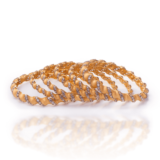 GOLD BANGLES-K8032