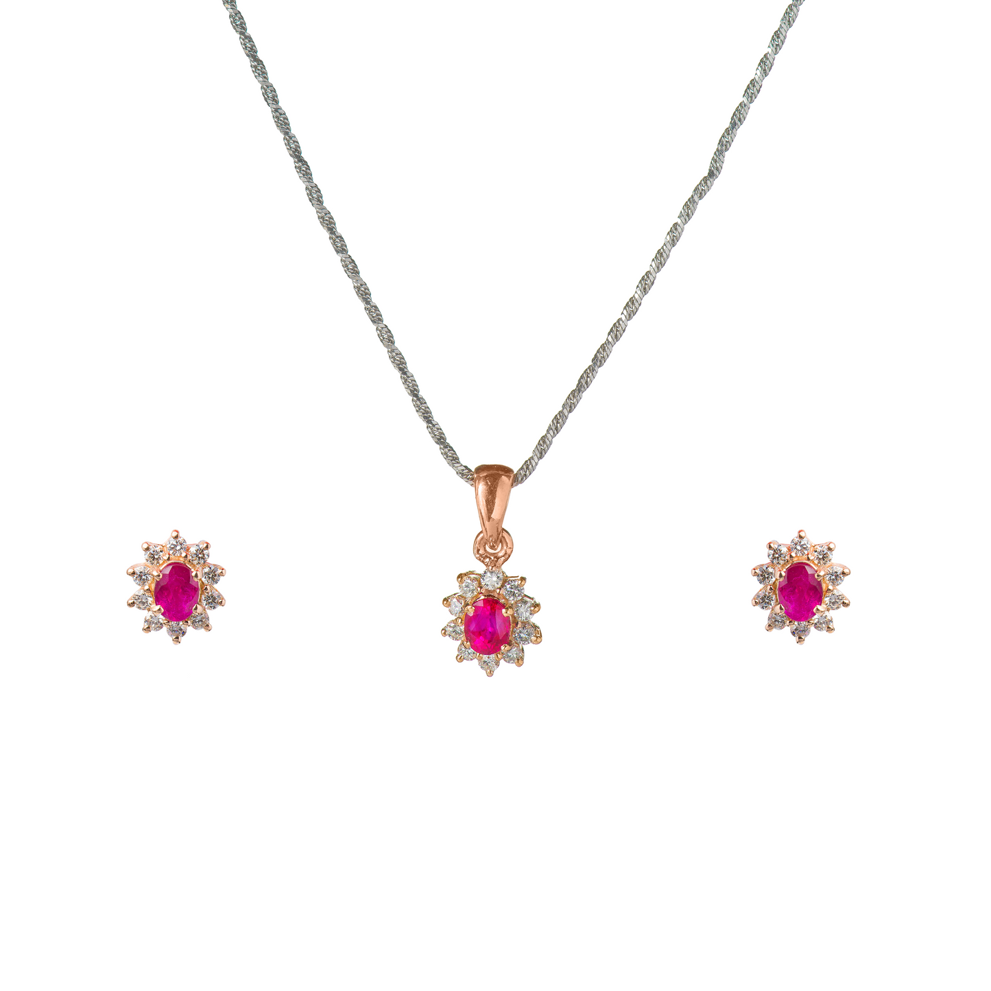 DIAMOND PENDANT SET