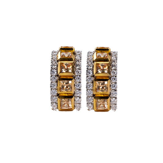 Gold Earrings-T08329