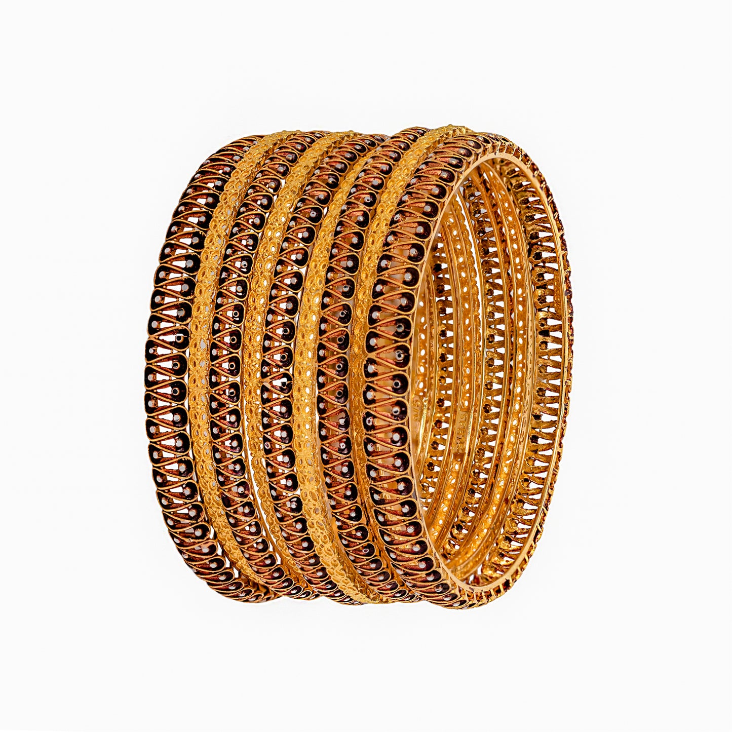 GOLD BANGLES-K13806