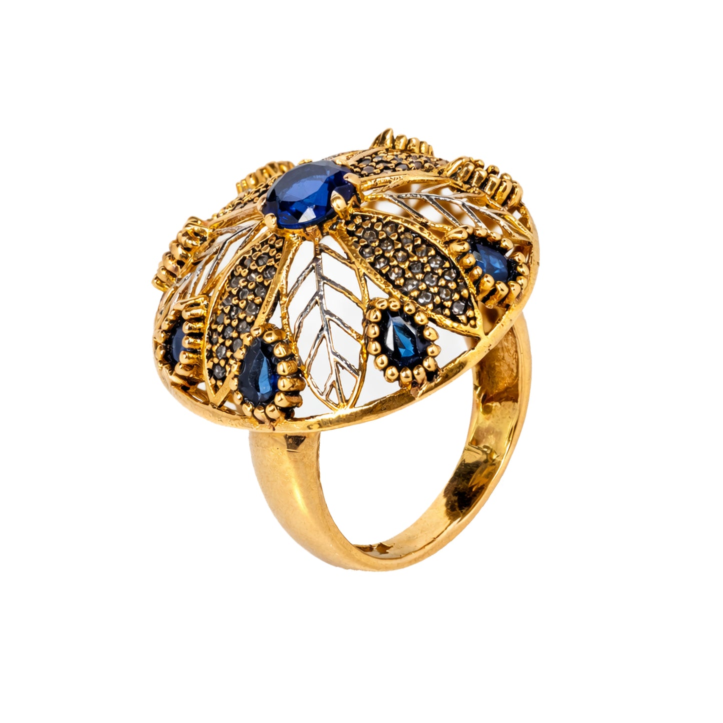 GOLD RING-R09245