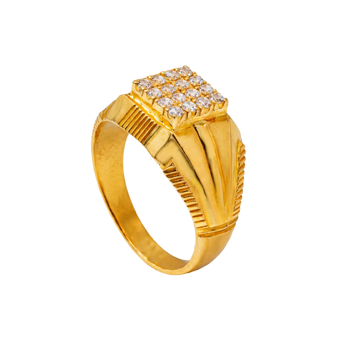 MEN GOLD RING-R12244