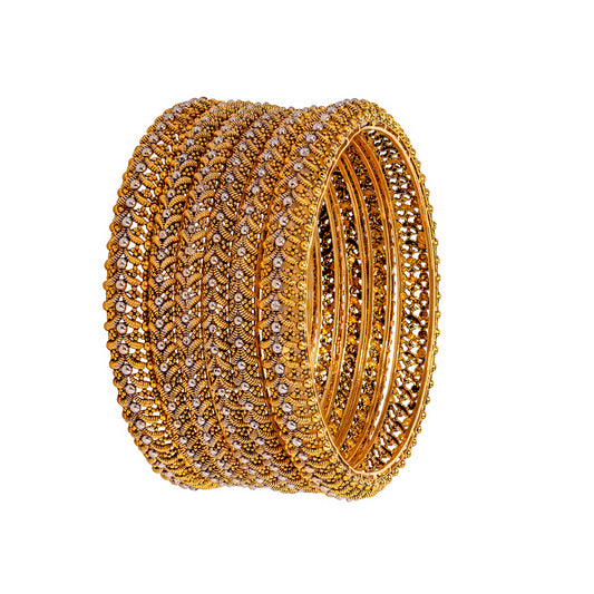 GOLD BANGLES-K13824