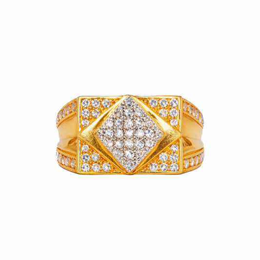 MEN GOLD RING-R13135