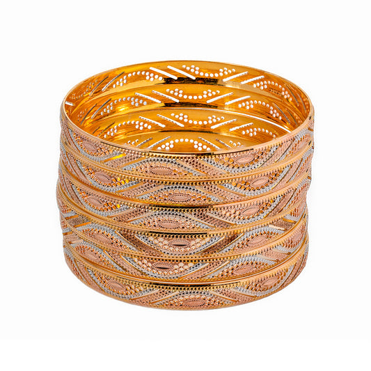 GOLD BANGLES-K13796