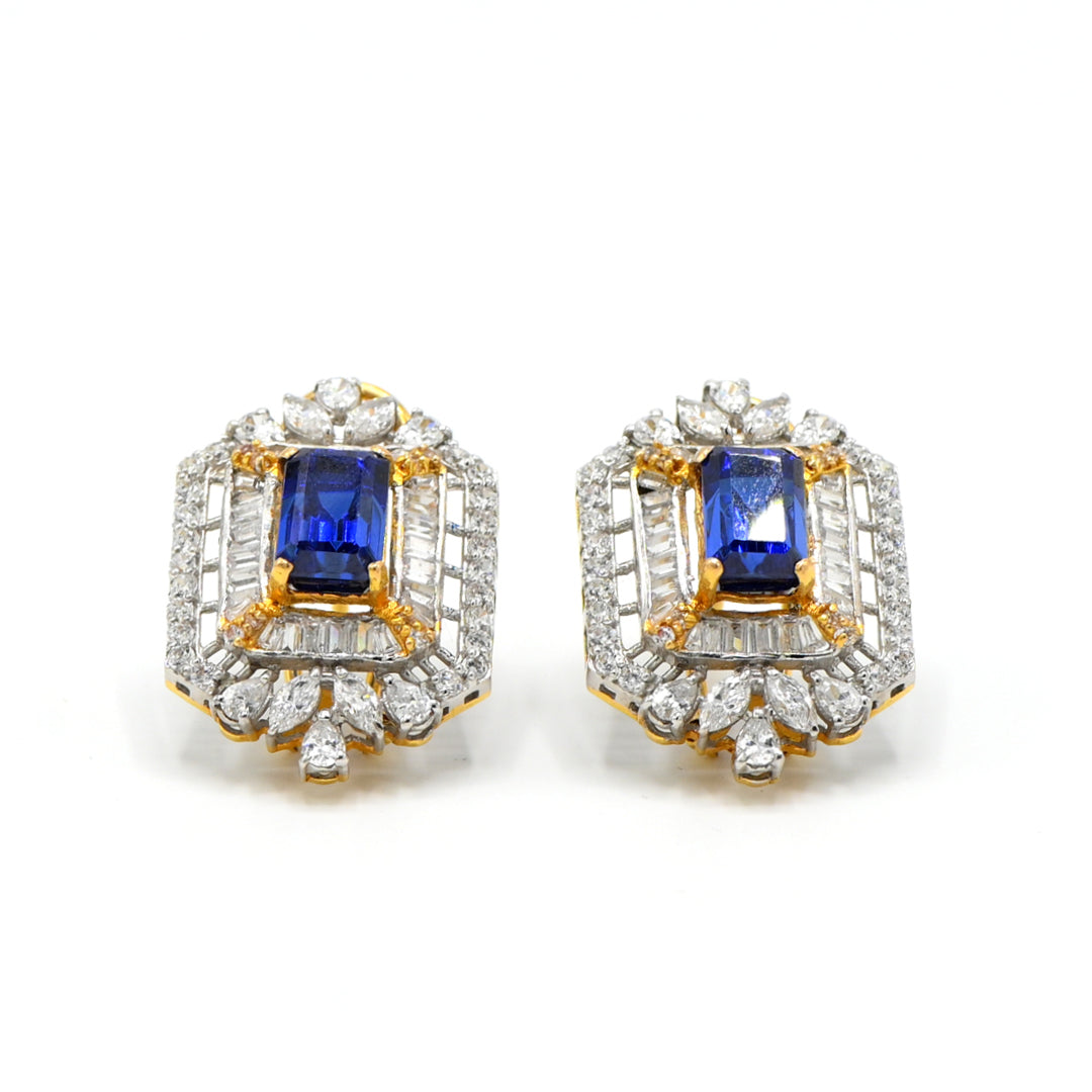 Sapphire Elysium Studs