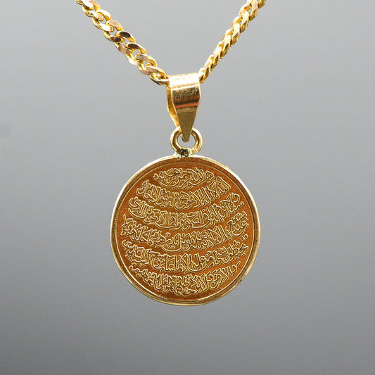 Gold pendant