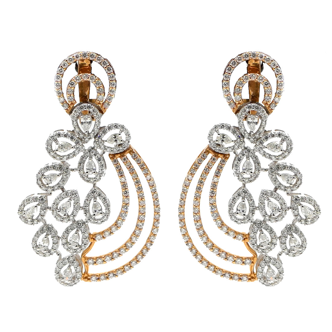 Cocktail Diamond Earrings