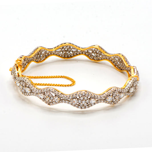 Regal Embrace Gold Bracelet