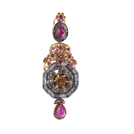 Antique Charm Gold Earrings