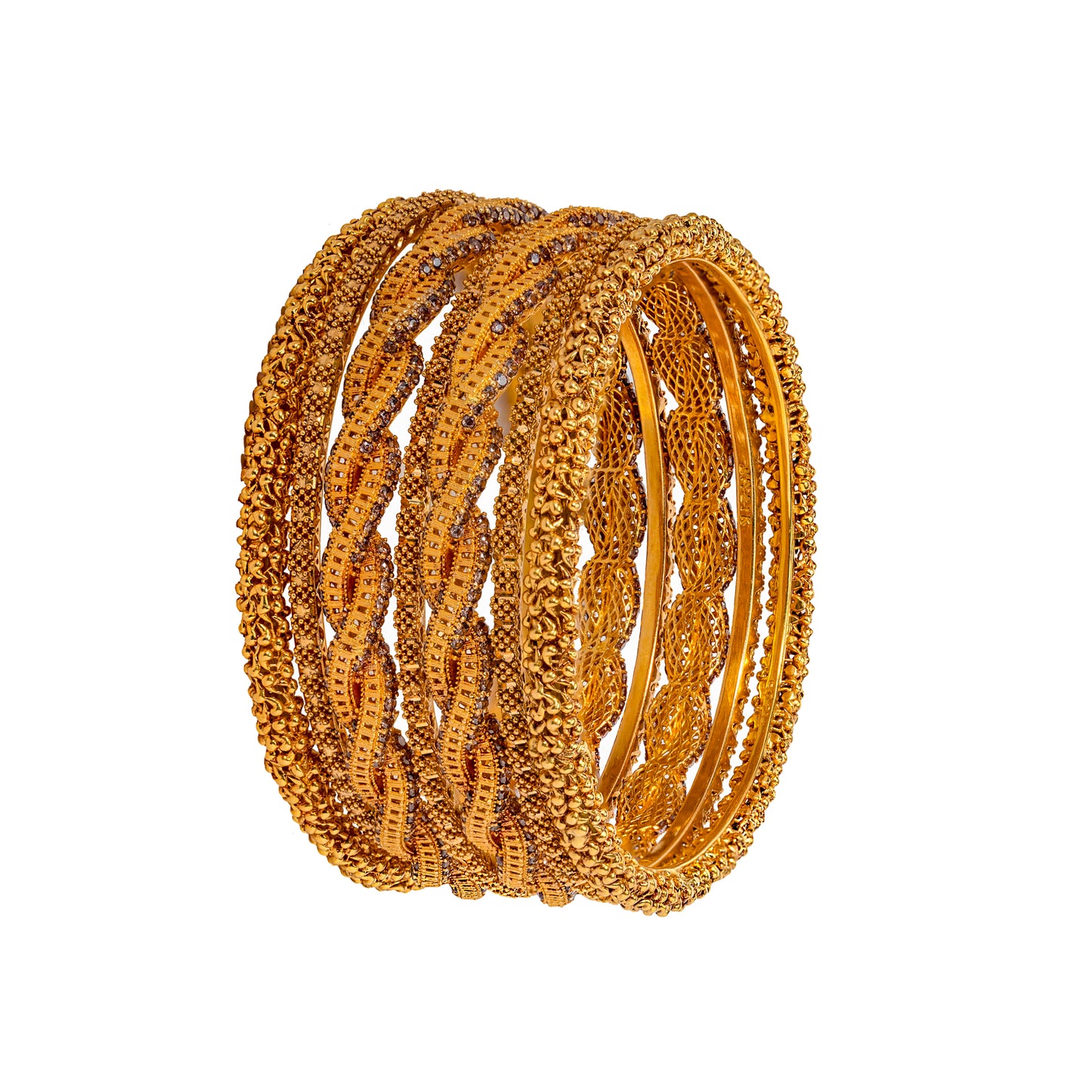 GOLD BANGLES-K13825