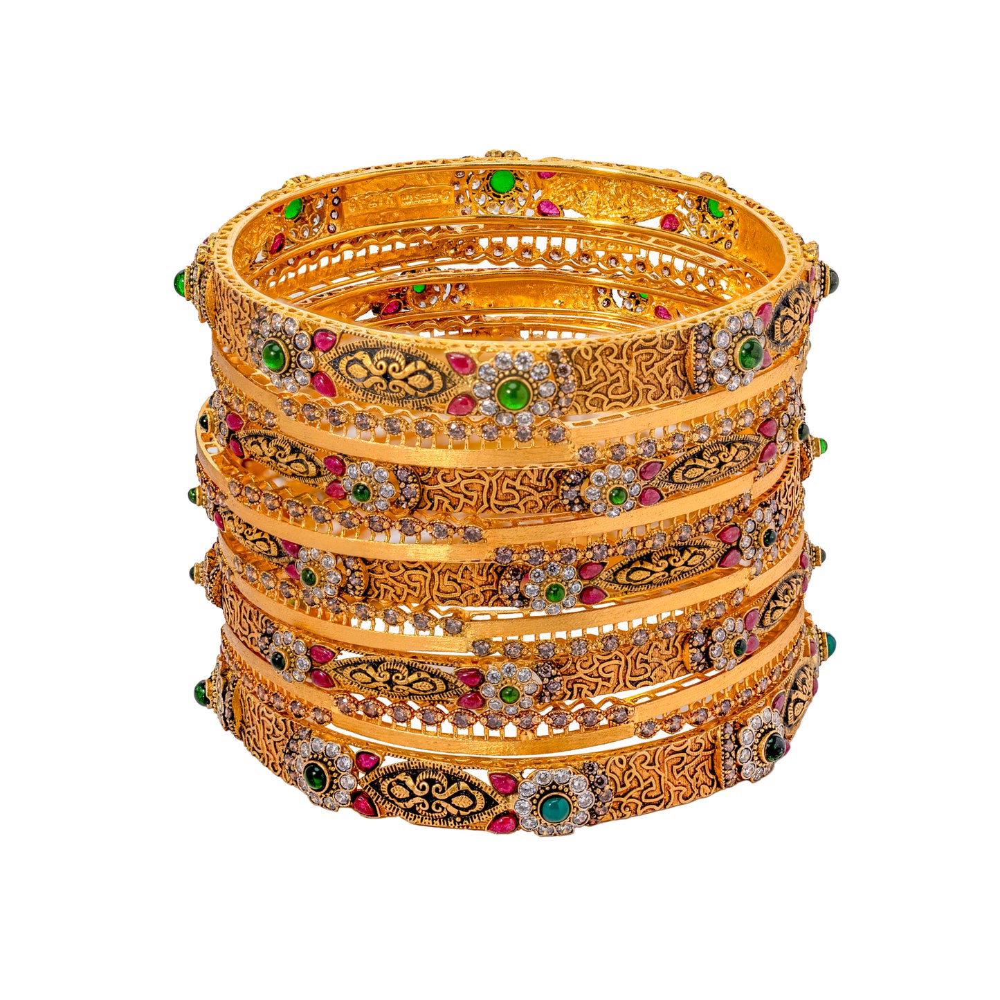 GOLD BANGLES-K13809