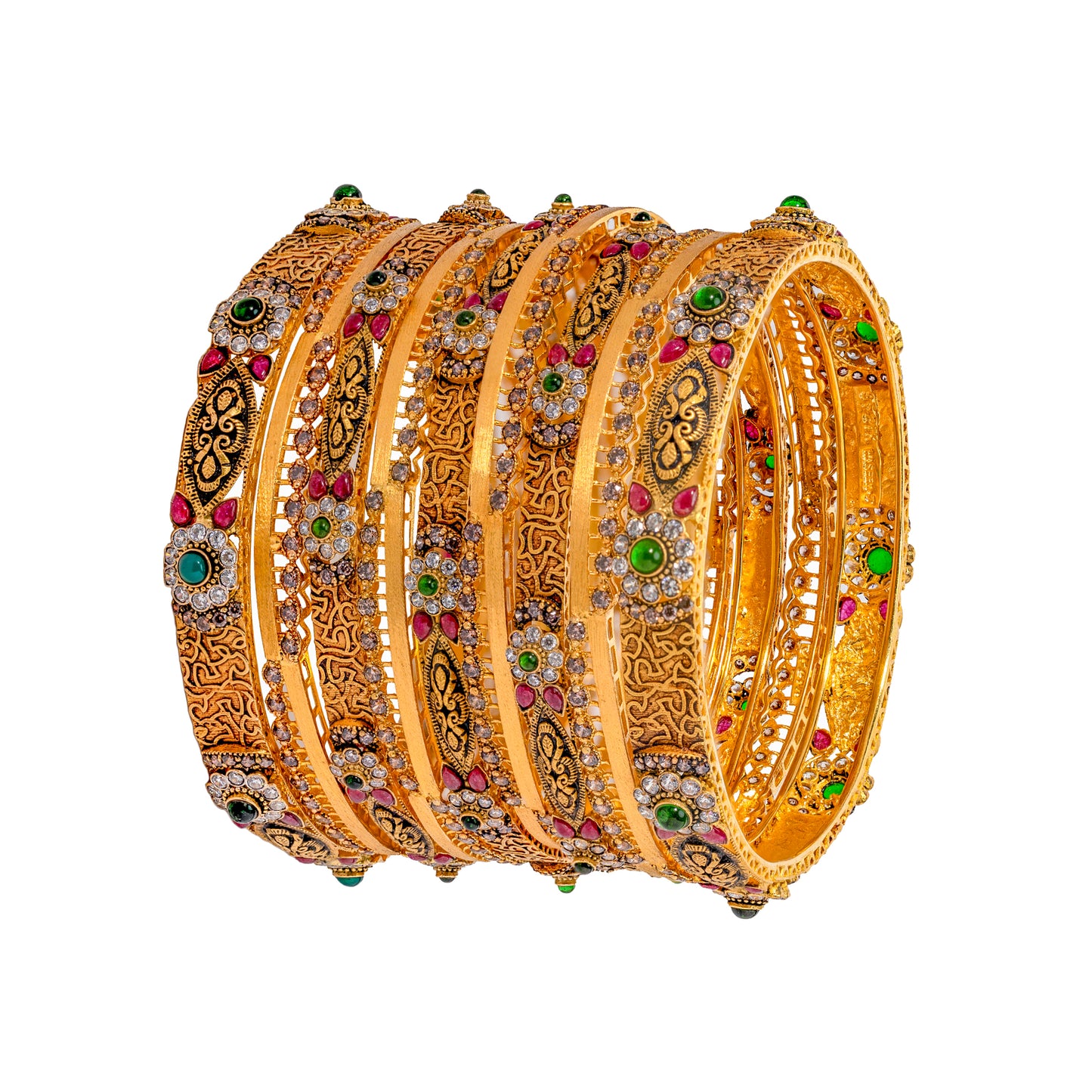 GOLD BANGLES-K13809